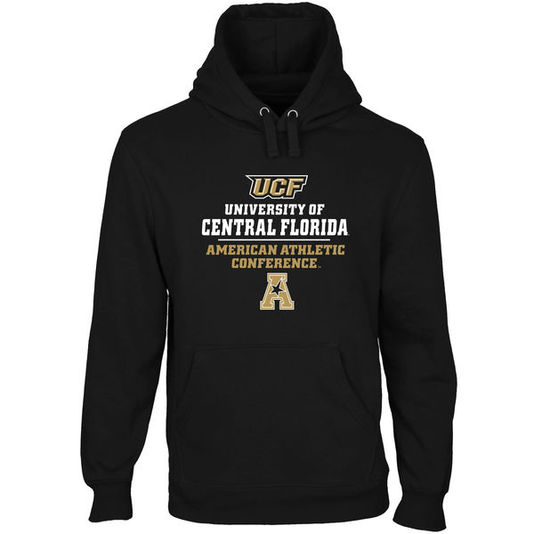 Men NCAA UCF Knights Modern Slant Pullover Hoodie Black